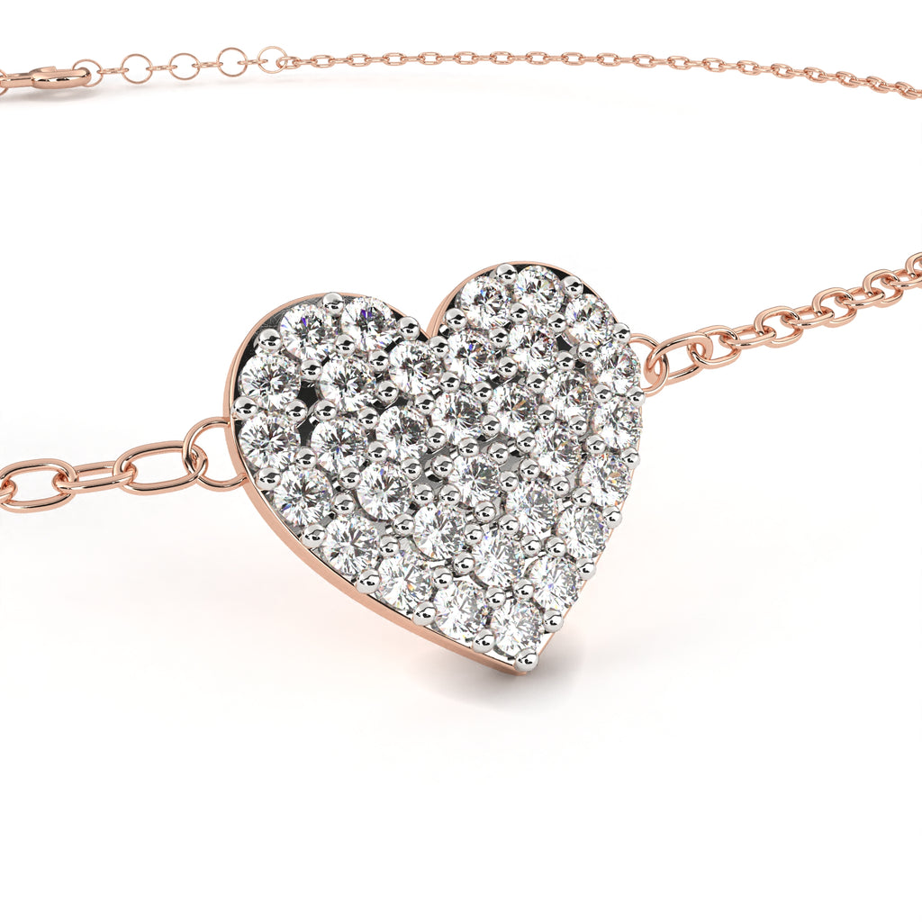 Heart Diamond Bracelet