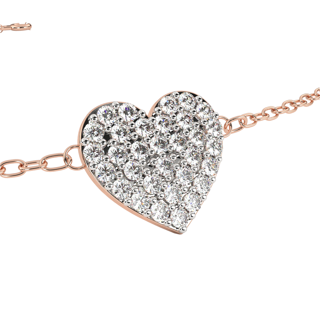 Heart Diamond Bracelet