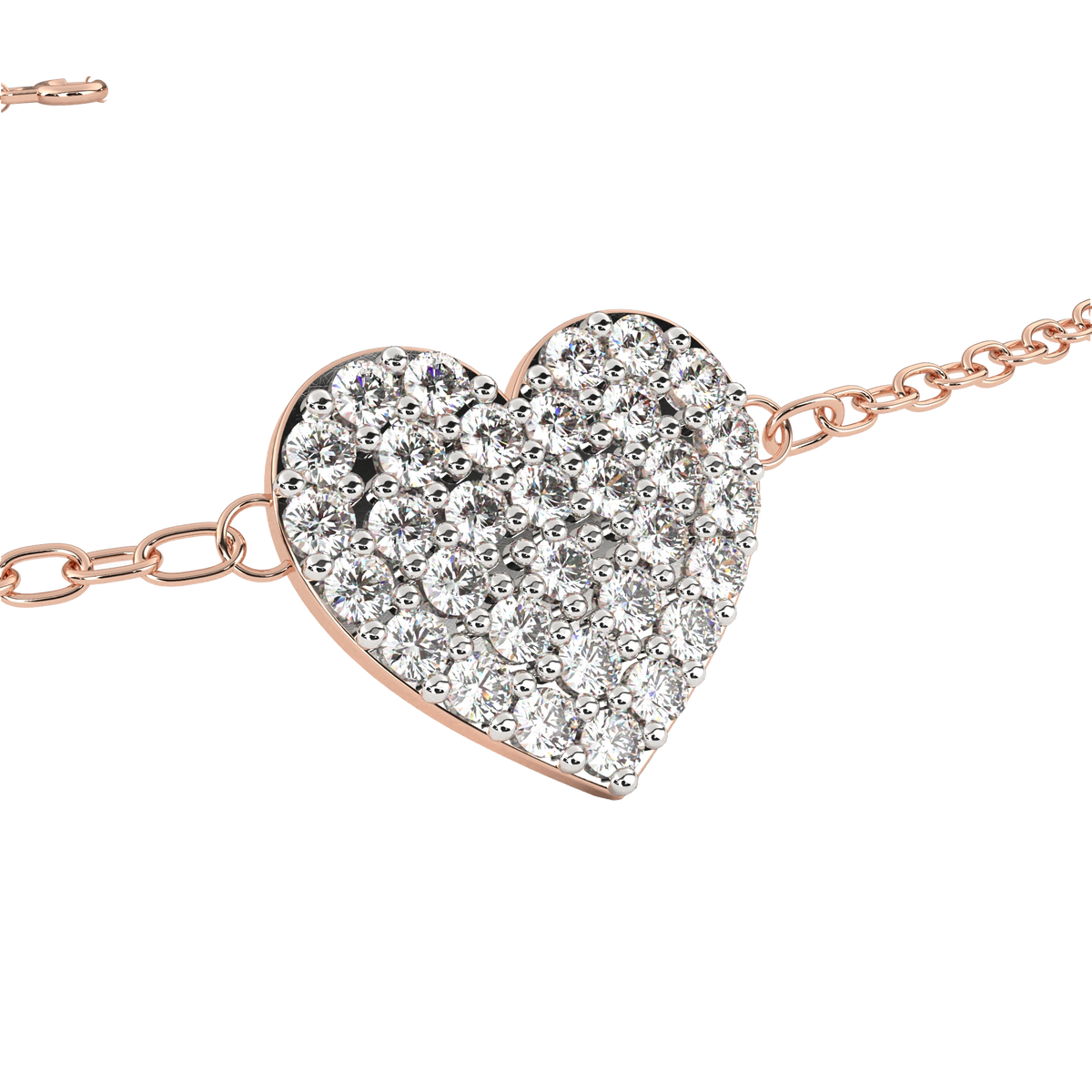 Heart Diamond Bracelet