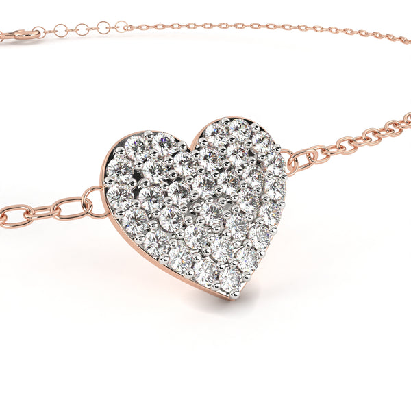 Heart Diamond Bracelet