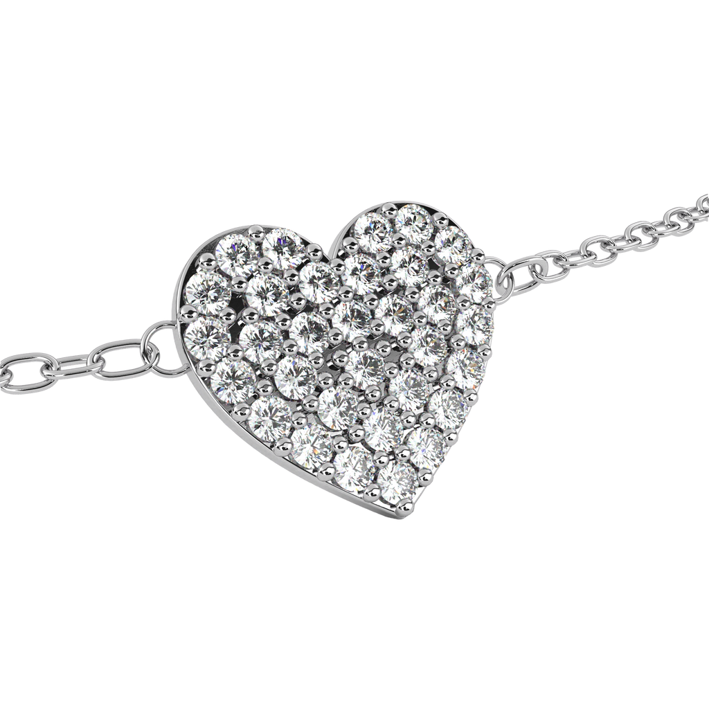 Heart Diamond Bracelet