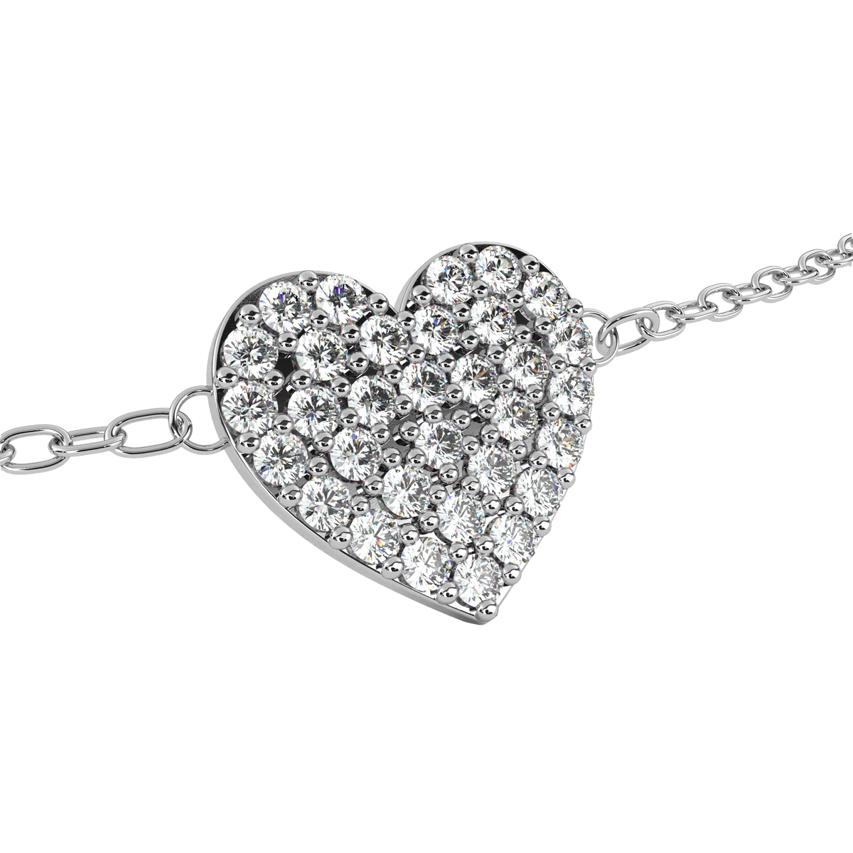 Heart Diamond Bracelet
