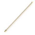 Bezel-Set Diamond Tennis Bracelet
