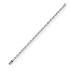 Bezel-Set Diamond Tennis Bracelet