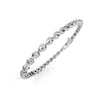 Bezel-Set Diamond Tennis Bracelet
