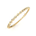 Bezel-Set Diamond Tennis Bracelet