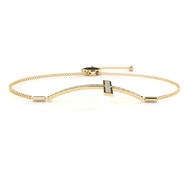 Round Cut Lab Grown Diamond Bracelet