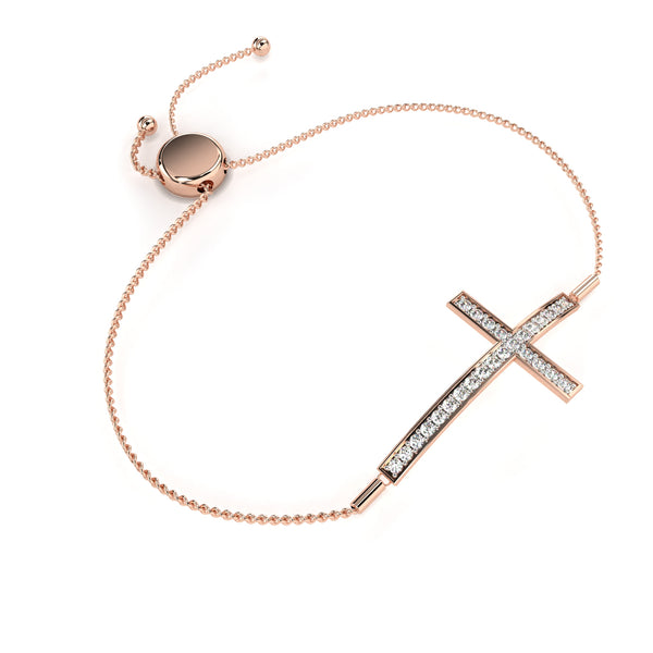 Round Cut Lab Grown Diamond Bracelet