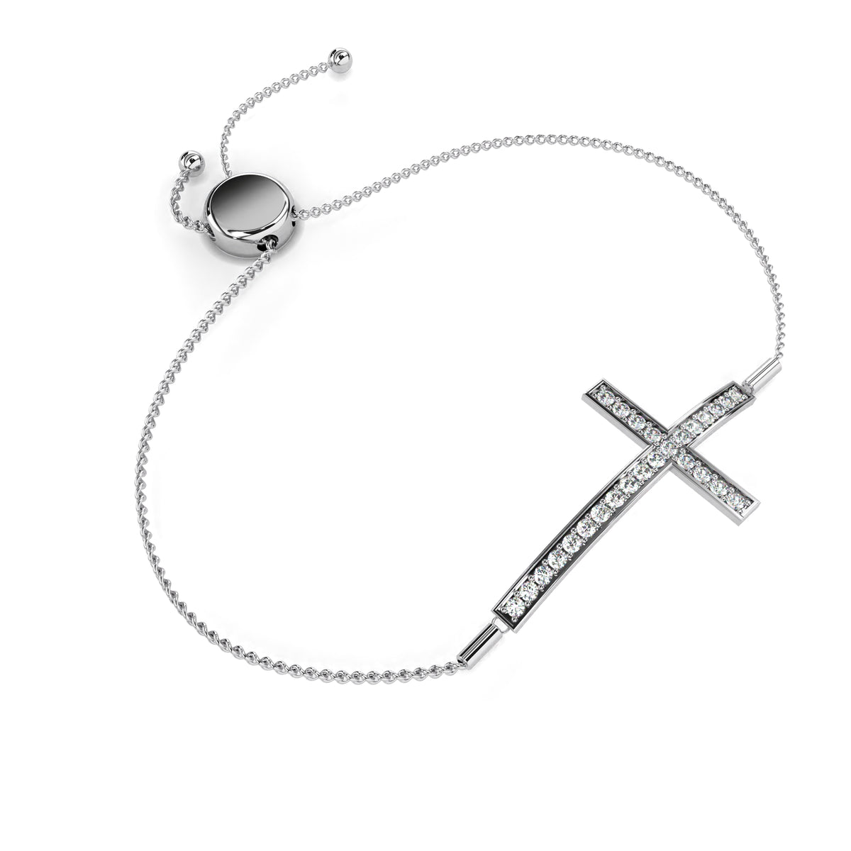 Round Cut Lab Grown Diamond Bracelet