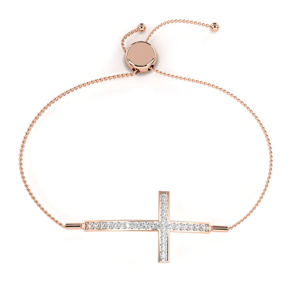 Round Cut Lab Grown Diamond Bracelet