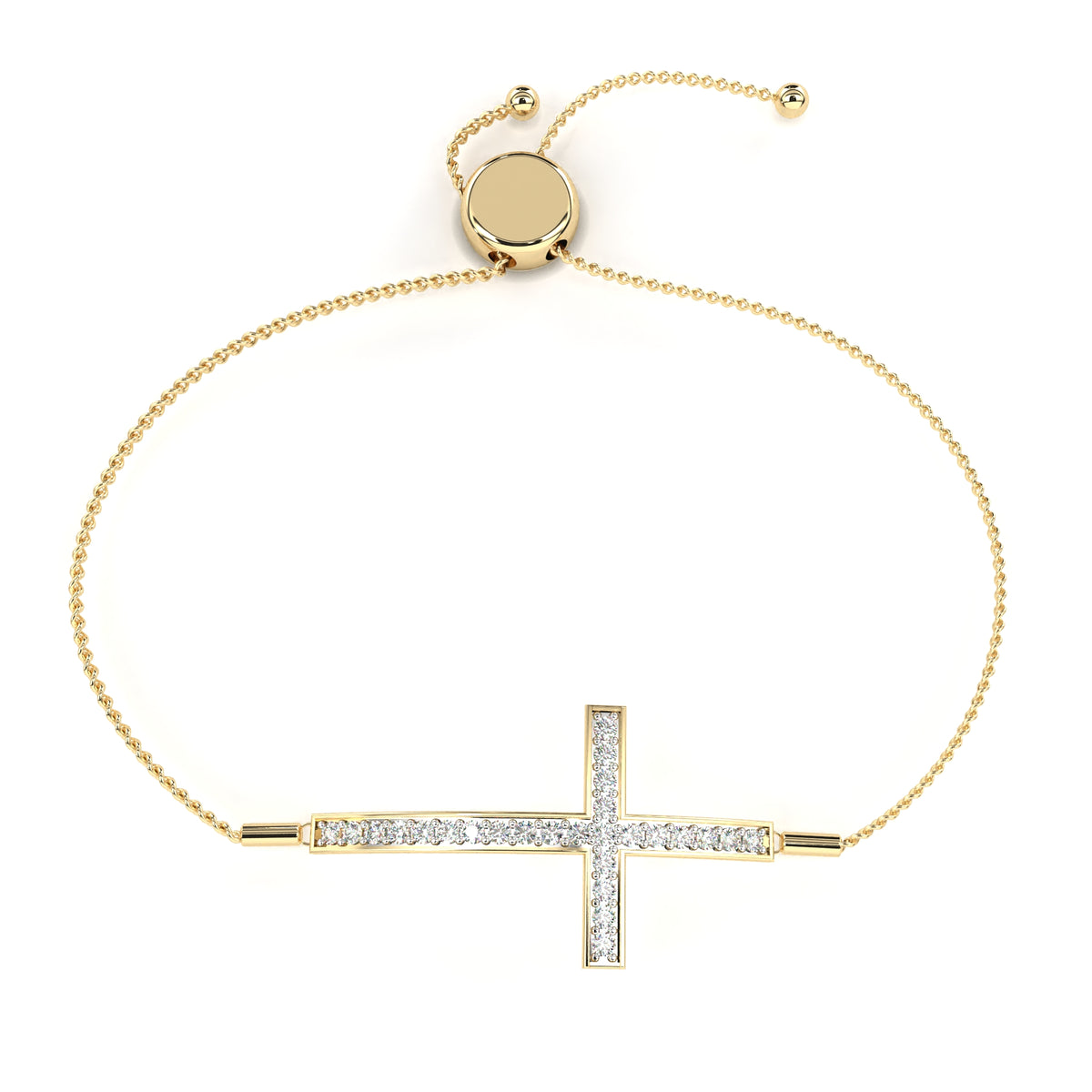 Round Cut Lab Grown Diamond Bracelet