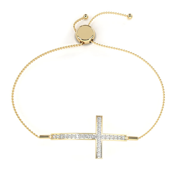 Round Cut Lab Grown Diamond Bracelet