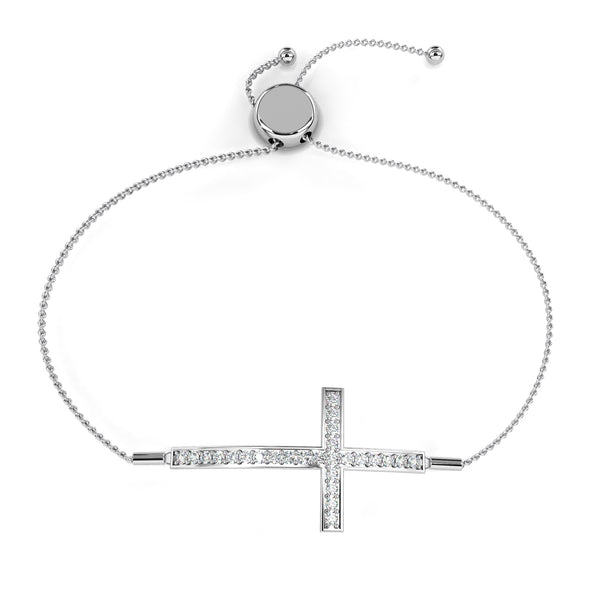 Round Cut Lab Grown Diamond Bracelet