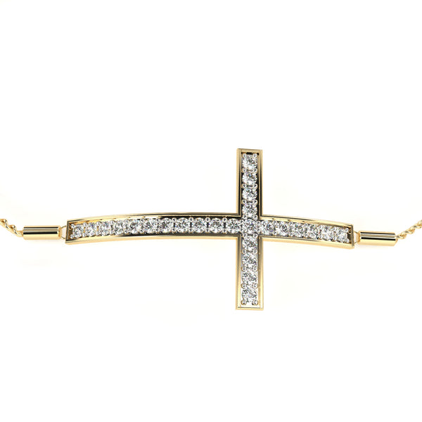 Round Cut Lab Grown Diamond Bracelet