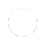 Aurora Cascade Silver Necklace