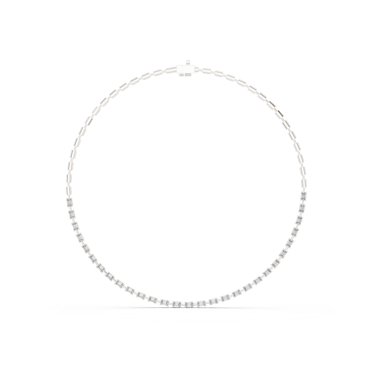 Marlowe Line Silver Necklace