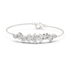 Étoile Scattered Diamond Cluster Chain Bracelet