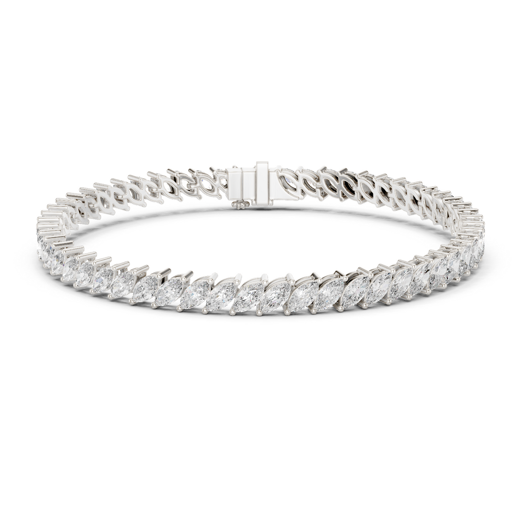 Featherline Silver Tennis Bracelet