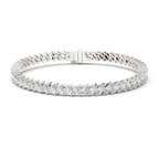 Featherline Silver Tennis Bracelet