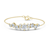 Étoile Scattered Diamond Cluster Chain Bracelet