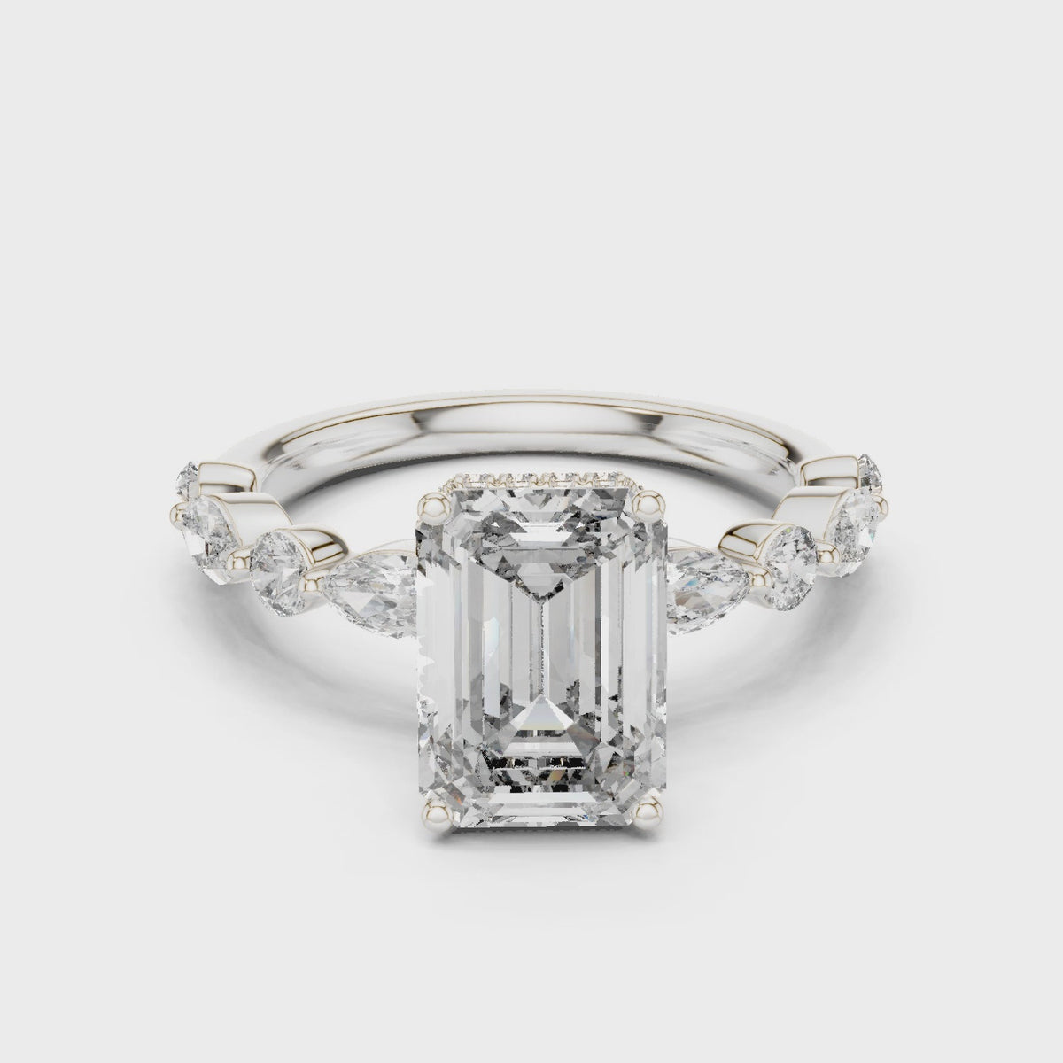 Starlit Path Silver Ring