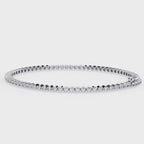 Round Cut Lab Grown Diamond Tennis Bracelet