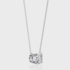 Oval Cut Diamond Solitaire Pendant