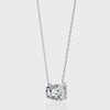 Oval Cut Diamond Solitaire Pendant