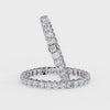 Round Diamond Wedding Band