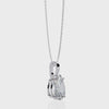 Pear Cut Diamond Solitaire Pendant