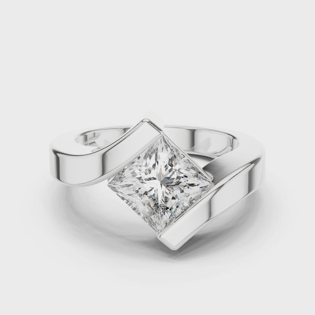 Equinox Sweep Silver Ring