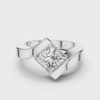 Equinox Sweep Silver Ring