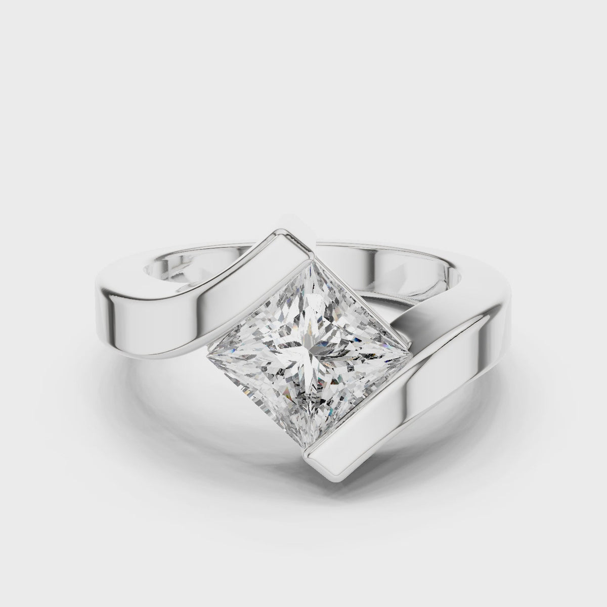 Equinox Sweep Silver Ring