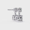 Classic Two-Stone Diamond Drop Earrings