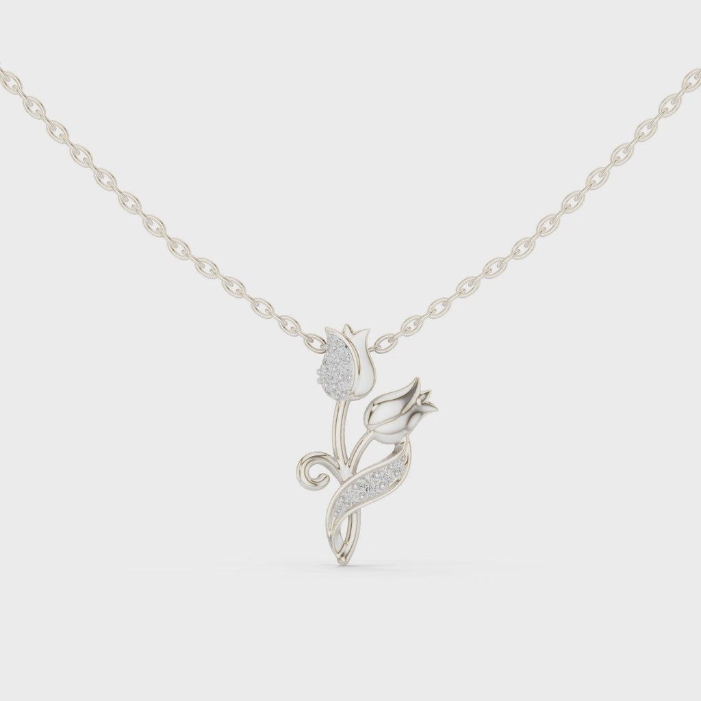 Tulia Bloom Silver Pendant