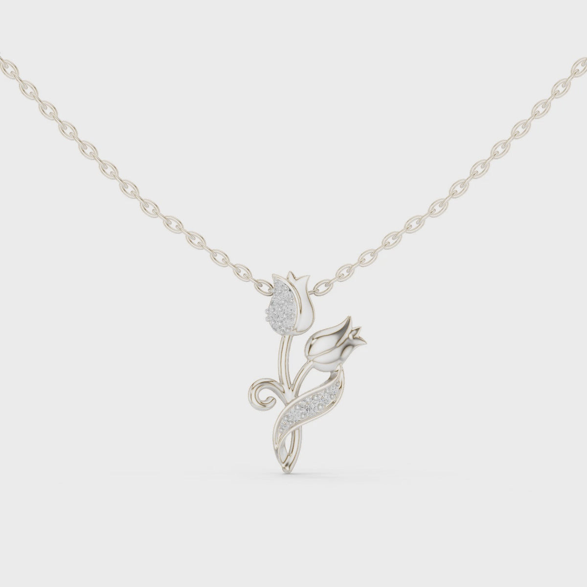Tulia Bloom Silver Pendant