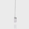 Emerald-Cut Bezel Solitaire Pendant