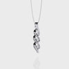 Verdant Round Diamond Necklace