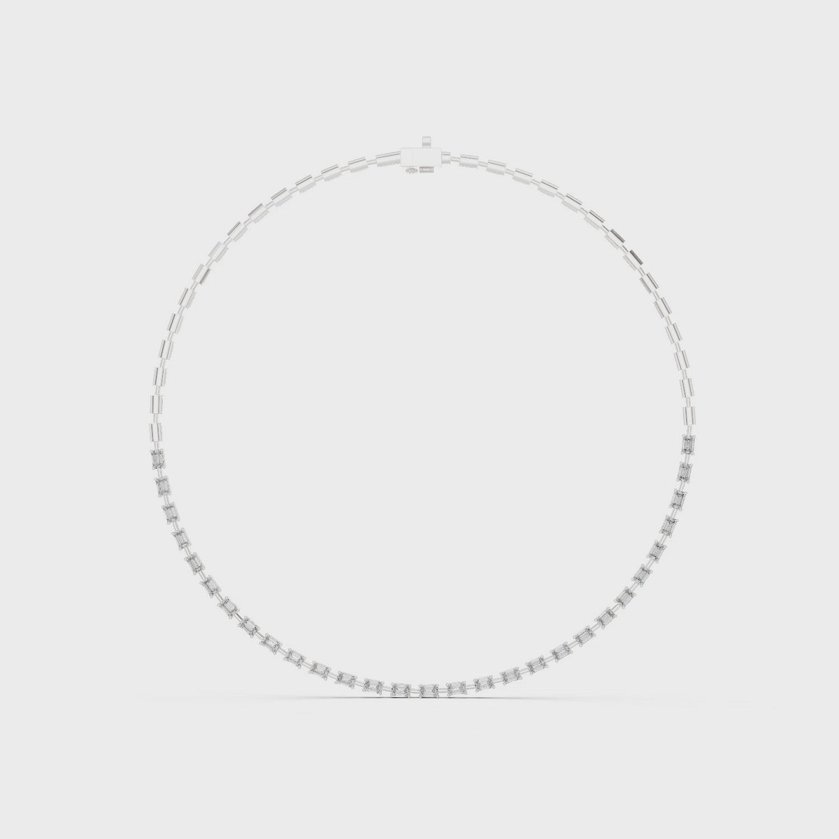 Marlowe Line Silver Necklace
