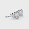 Elegance Heart Diamond Earrings