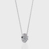 Natural Diamond Round Cut Pendant