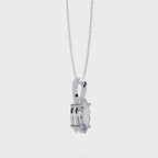 Graceful Marquise Diamond Solitaire Pendant