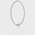 Elegant Round Diamond Tennis necklace