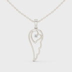 Celeste Wing Silver Pendant