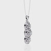 Three Round shape Diamond Pendant