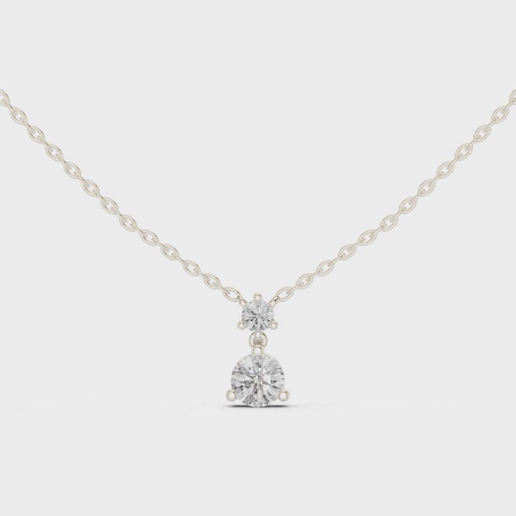 Starlight Drop Silver Pendant