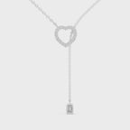 Juliet Lariat Silver Necklace