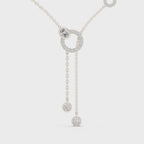 Luna Orbit Silver Necklace