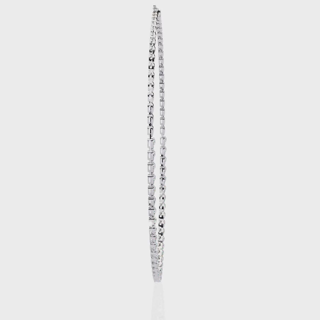Natural Diamond Tennis Necklace