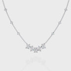 Emerald Cascade Natural Diamond Necklace